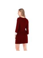 Batas para mujer Albornoz de punto Ropa de dormir suave y liviana hasta la rodilla con bolsillos Ropa de descanso S-XXL - details 23