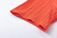 Vestido holgado informal de manga corta para mujer, Color sólido, novedad de 2024 - details 32
