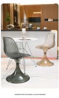 Silla de Comedor de Acrílico Transparente Espalda de Sala de Estar Taburete de Maquillaje para Dormitorio Candelabros y Velas - details 4