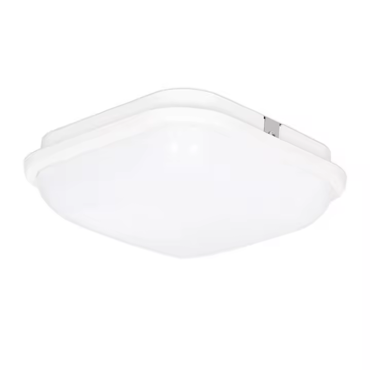 Lámpara LED de Techo Cuadrado 20W 3000LM, 6500K Luz Blanca Fría, PVC Blanco, 22*22*7 CM - 1