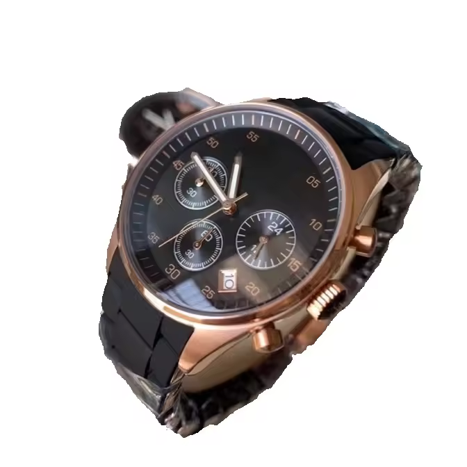 Reloj de cuarzo suizo de acero inoxidable para hombre y mujer, cronógrafo a la moda, estilo clásico, serie ar, lujo b - 1