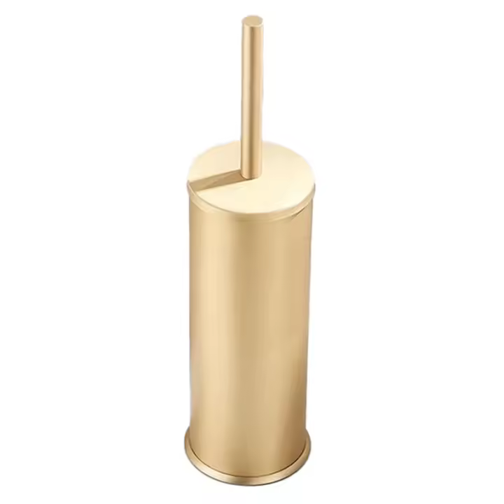 Juego de Escobilla y Soporte de Inodoro de Aluminio Cepillo de Limpieza de Baño para el Hogar - 1