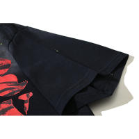 Camisetas de Verano Casuales para Hombres de Algodón Puro Cuello Redondo, Manga Corta, Impresión de Logotipo, Moda Deportiva y Ropa - details 8