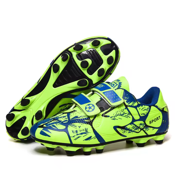 Zapatos De Fútbol Con Velcro Para Niños, Estudiantes, Varones, Niñas, Entrenamiento Con Uñas Largas Y Rotas - 1