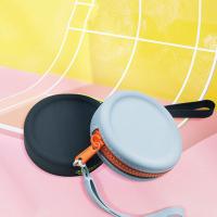 Bolsa de auriculares de regalo Simple con cremallera para mujer, bolsa de almacenamiento de auriculares, estuche para auriculares, Mini billetera de silicona, monedero - details 5