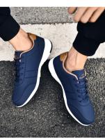 Zapatos casuales de cuero para hombre, zapatillas de deporte para exteriores, zapatos para caminar para todas las estaciones, suela suave, moda - details 13