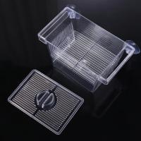 Guppy-incubadora de camarones con aislamiento transparente, incubadora de peces para bebés, caja de cría de peces, caja de aislamiento de peces - details 0