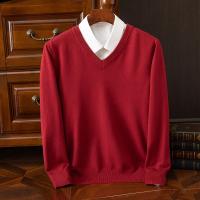 Jersey grueso para Hombre, ropa clásica cálida con cuello en V para otoño e invierno, Jersey para Hombre - details 21