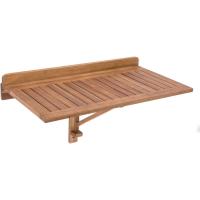 Mesa de Pared Plegable de Acacia Madera Natural 45x47x80 cm Ideal para Balcón, Terraza, Jardín - details 5