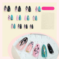 Peinado cool uñas personalidad chica caliente uñas largas uñas piezas de uñas premium sentido uñas falsas - details 2