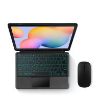 Teclado inteligente compatible con Bluetooth para Samsung Galaxy Tab S6 Lite, funda de tableta de 10,4 pulgadas, Trackpad retroiluminado, Teclado dividido - details 13