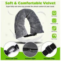 Almohada de Viaje Multifuncional en Forma de U para Cambiar en Bolsa de Ropa - Almacenamiento Portátil de Equipaje y Cojín de Soporte Cervical - Poliéster Lavable a Máquina, Descanso Cómodo - details 2