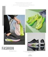 Zapatos amortiguadores de carrera Unisex, nuevas zapatillas antideslizantes transpirables, zapatillas deportivas de lujo para carreras, zapatillas transpirables de moda para correr - details 1