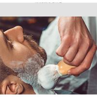 Juego de cuidado de limpieza para hombre, cuenco de espuma para afeitar, afeitado de peluquero, barrido de barba de nailon - details 6