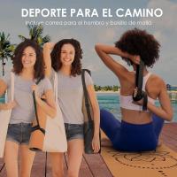 Ecologica Estera de Yoga Antideslizante - Estera de Yoga de Corcho Natural, Incluye Correa para el Hombro y Bolsa de Transporte, para Yoga y Pilates, Estera Deportiva - details 1