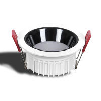 Downlight LED Recortado Anti-reflejo Lámpara de techo de aluminio Redonda con brillo de 700 lúmenes - details 1
