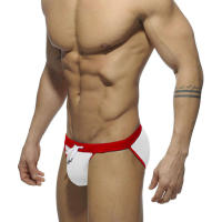 Calzoncillos de baño triangulares para hombre, bañador Sexy, pantalones cortos de playa, bañador Sexy, Bañador estampado para surf - details 3