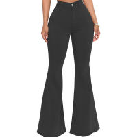 Pantalones acampanados de mezclilla elástica ajustados a la cintura HSF99 Fashion - details 40