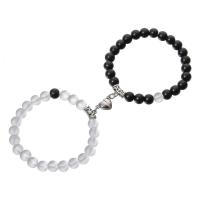 2 pulseras magnéticas de amistad de amor para parejas a juego, joyería de cumpleaños para mujeres y niñas - details 15