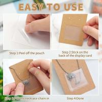Bolsas Adhesivas para Hacer Joyas DIY 50pcs Empaquetado de Cadena Autoadhesiva - details 3