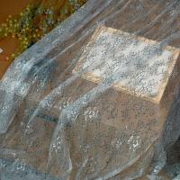 Encaje de Látex para Pestañas en Plata y Negro 150cm. Tela para Vestidos y Costumes. Aplicación de Costura y Ensamblaje. Material de Poliéster - details 4