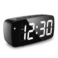 ORIA-Reloj Despertador Digital LED con Control de voz, Despertador de escritorio con pantalla de temperatura y tiempo de repetición, modo nocturno - details 12