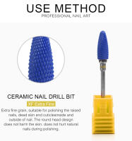 Broca de Uñas KADS Punto Agudo de Cerámica Cónica Afilada para Limpieza de Ecutículas Herramientas de Manicura para Salones de Belleza en Casa - details 4