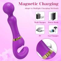 Leten 3 en 1 AV varita vibrador vaginal clítoris punto G estimulador de pezones masturbador femenino productos para adultos juguete sexual para - details 3