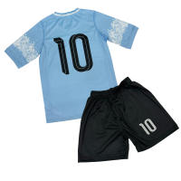 Camiseta de fútbol de Argentina Miami International No. 10 Messi Camiseta de verano cómoda, transpirable y casual para niño - details 3