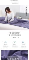 Sábanas antisuciedad portátiles para adultos, telas del color sólido del saco de dormir del hotel del viaje - details 1