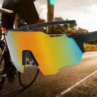 Gafas de sol deportivas para hombre y mujer, lentes de ciclismo con protección UV, resistentes al viento, para moto y bicicleta - details 4