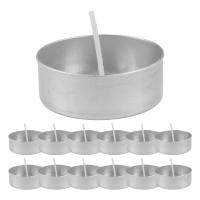 150 tazas de aluminio para velas de té, latas de metal para velas con 150 mechas para velas, velas vacías para amantes de las velas - details 2
