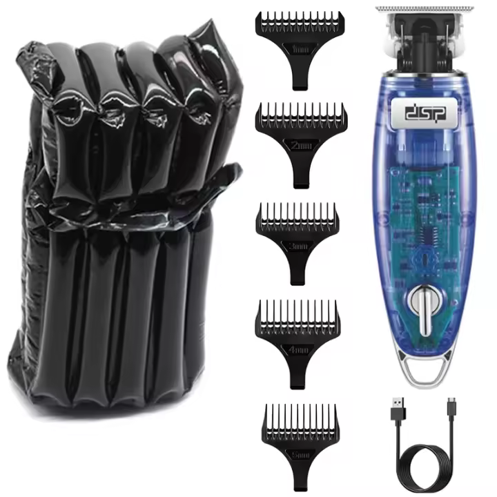 Recortadores de pelo recargables para hombres, cortadora de bordes profesional, Kit de corte de cabello, cuidado de barba, USB - 1