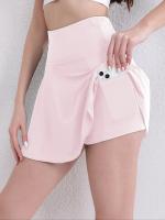 Faldas Deportivas De Un Solo Color Con Bolsillo, Faldas Activas De Golf, Running Y Tenis, Ropa Deportiva Para Mujer - details 5