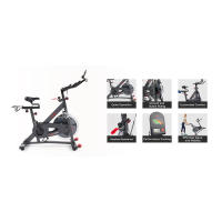 Sunny Health Fiess Pro Bicicleta estacionaria de ciclismo, volante de 40 LB, asiento ajustable en 4 direcciones para ejercicio en casa y ciclismo interior/cardio - details 7