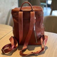 Mochila casual de cuero de nuevo diseñador para mujer, mochila lujosa y de moda - details 3