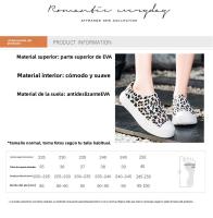 Sandalias de Playa para Mujeres en Verano Suela Gruesa, Antideslizante, Impermeable con Estampado - details 0