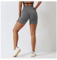 Ropa de Yoga de alta elasticidad para mujer, conjuntos cortos absorbentes, pantalones Push Up, pantalones cortos para correr y ciclismo, mallas Fiess - details 11
