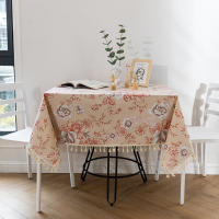 Manteles de Encaje Blanco Clásico Cubiertas de Mesa Resistentes al Polvo para Sala de Estar, Cocina, Picnic Decoraciones del Hogar - details 8