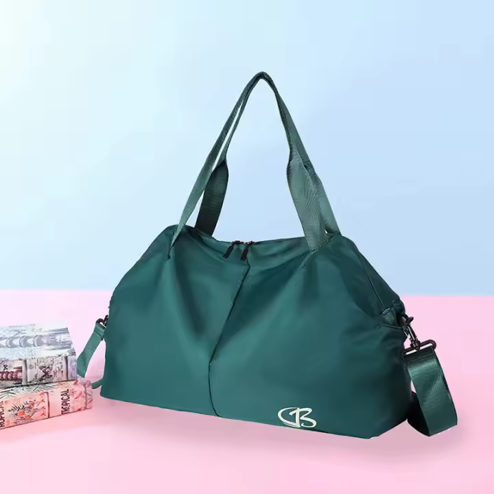 Bolsa de Fitness para Mujer Bolsa de Yoga para Gimnasio Tote Gran Capacidad Bolsa de Hombro Único Bolsa de Deporte Casual para Viajes y Natación Resistente al Agua Material de Nylon - 1