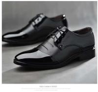2023 Sepatu Souliers Hommes En Cuir Pria vestido logotipo italiano zapatos de fiesta de cuero de boda para hombres - details 0