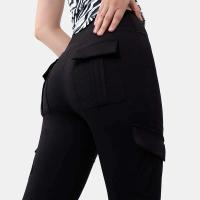 Pantalones de Yoga Casuales para Mujer de Talla Grande Cintura Alta, Malla Entrenadora, Bolsillo, Ropa Deportiva - details 0