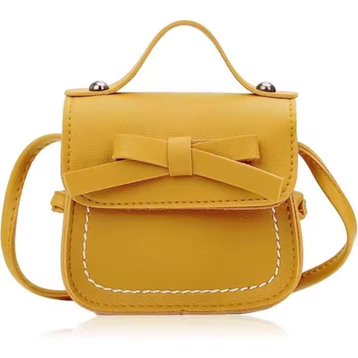 Bolso de hombro para niñas, bolso para niños pequeños con mini billetera de flores, monedero pequeño - 1
