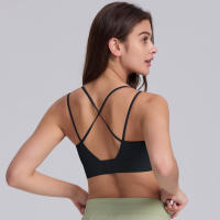 Hamidou-Sujetador de Yoga para mujer, ropa de Pilates de alta intensidad a prueba de golpes, con correas de hombro cruzadas absorbentes de golpes, para gimnasio - details 16