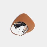 Bolso de mano de cuero vegano cervino con asa superior para mujer, bolso de mano con diseño de media luna cruzada, bolso versátil, mochila de lujo de alta gama - details 2