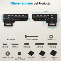 Soporte de Pared Ultra Delgado para TV Plana de 42 a 100 Pulgadas y TV de Marco, Solo 0.3 Pulgadas de Perfil bajo Plano a Pared, Soporte de TV de Micro Hueco, Soporta hasta 80KG - details 5