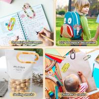 10 Uds. Marcapáginas acrílicos DIY, adornos en blanco para sublimación, Clips de papel acrílicos, marcapáginas transparentes sin terminar - details 3