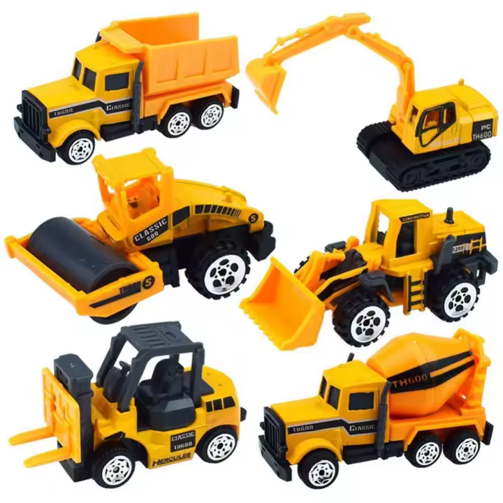 Mini camión volquete de juguete para niño, juguete educativo, modelos de excavadora de aleación, modelo de coche de ingeniería, vehículo de granjero, modelo de coche, juguetes, Tractor de juguete - 1