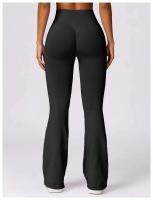 Campana de yoga para mujer - Pantalones deportivos transpirables para correr en gimnasio ajustados con cintura alta y salto de cadera - details 29