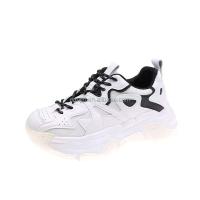 Nueva marca de cuero genuino blanco para correr para mujer Marcas De Zapatillas Coreanas zapatos deportivos de moda - details 0